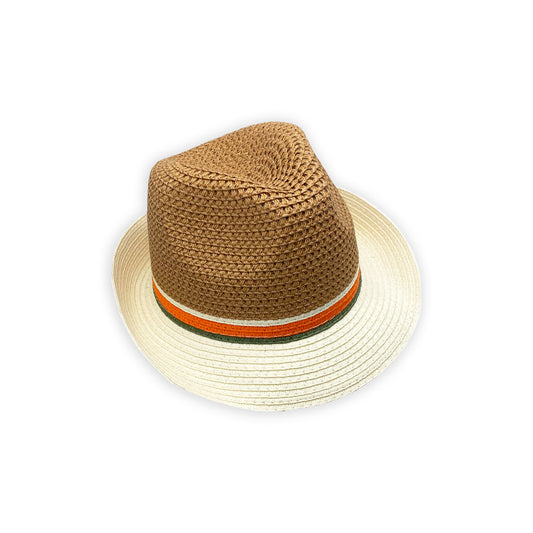 Sombrero de panamá fedora en varios colores, para Niños