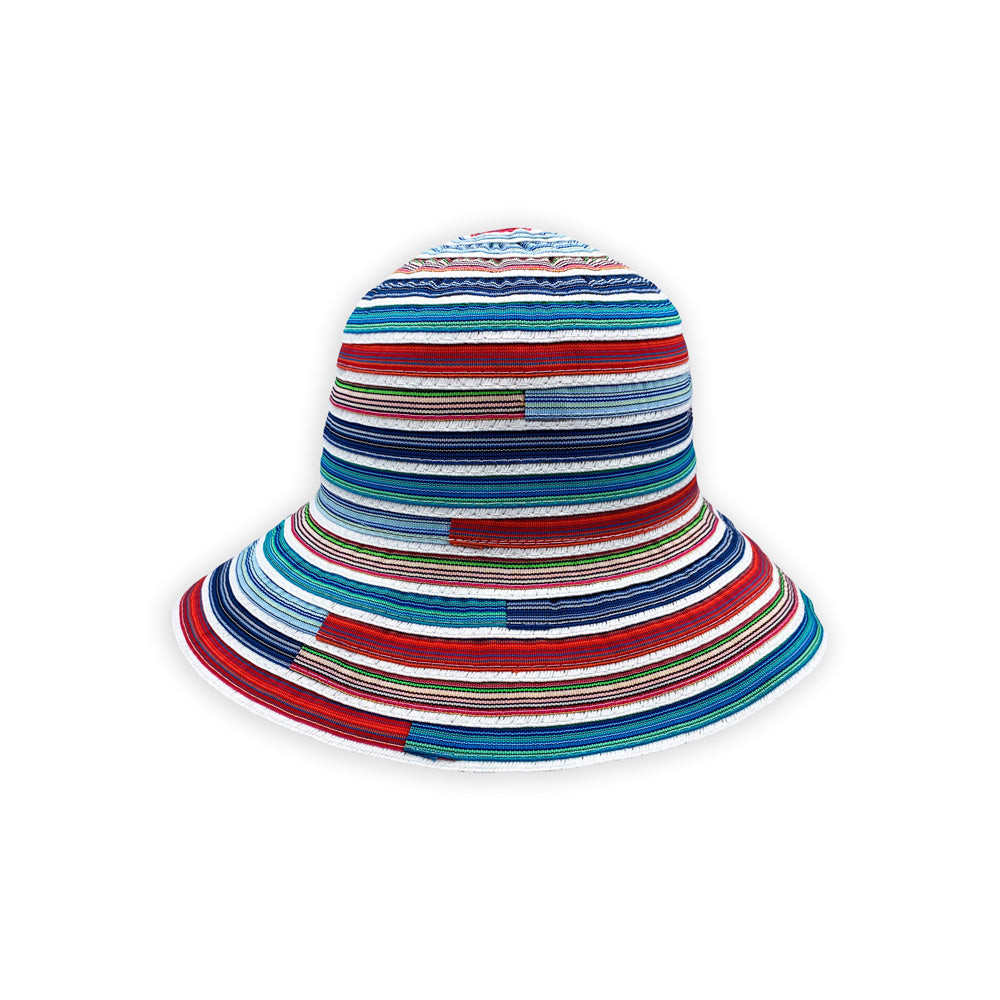 Sombrero tipo pescador de algodón multicolor