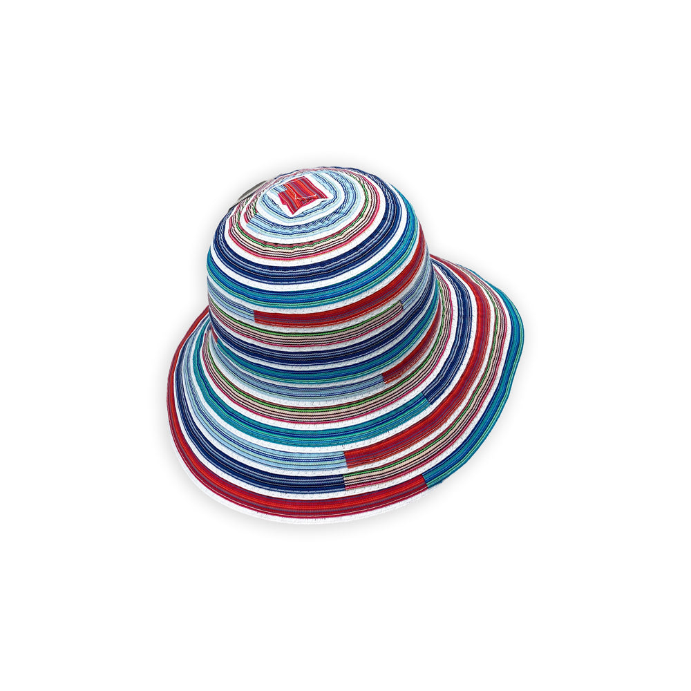 Sombrero tipo pescador de algodón multicolor