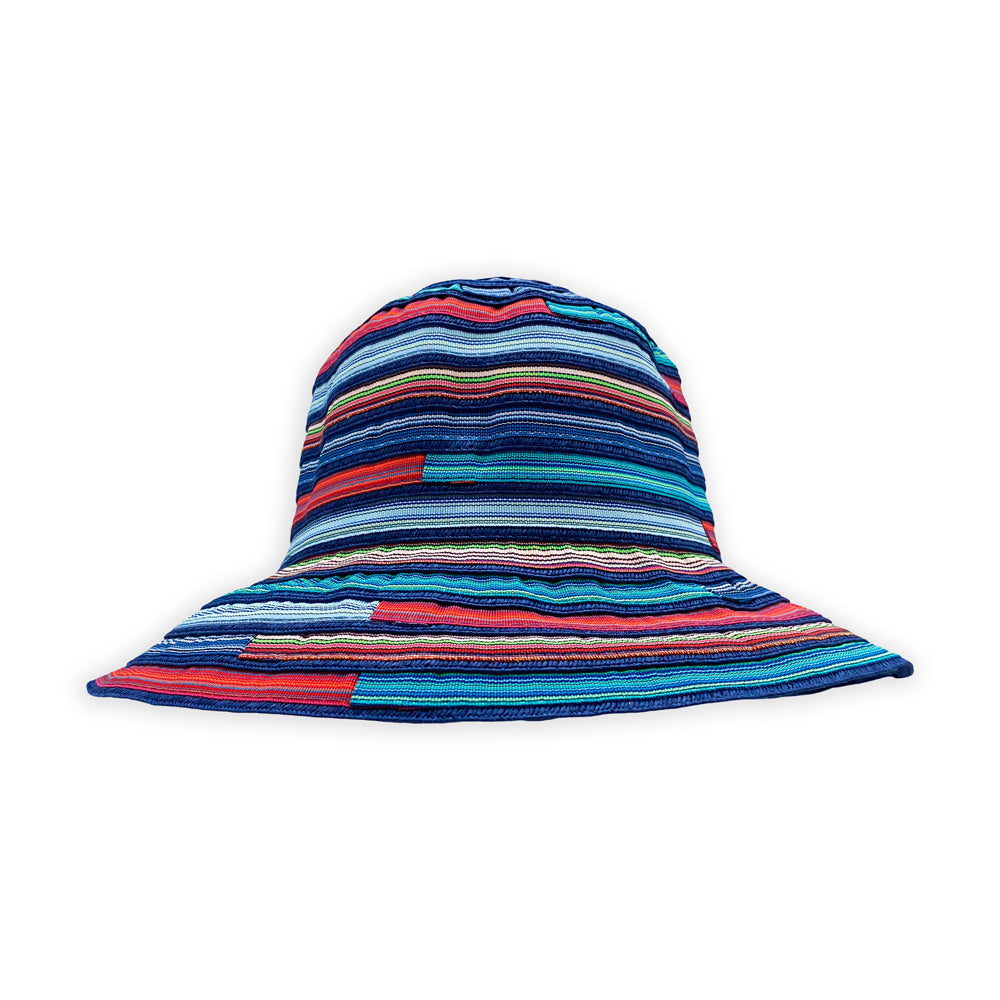 Sombrero tipo pescador de algodón multicolor