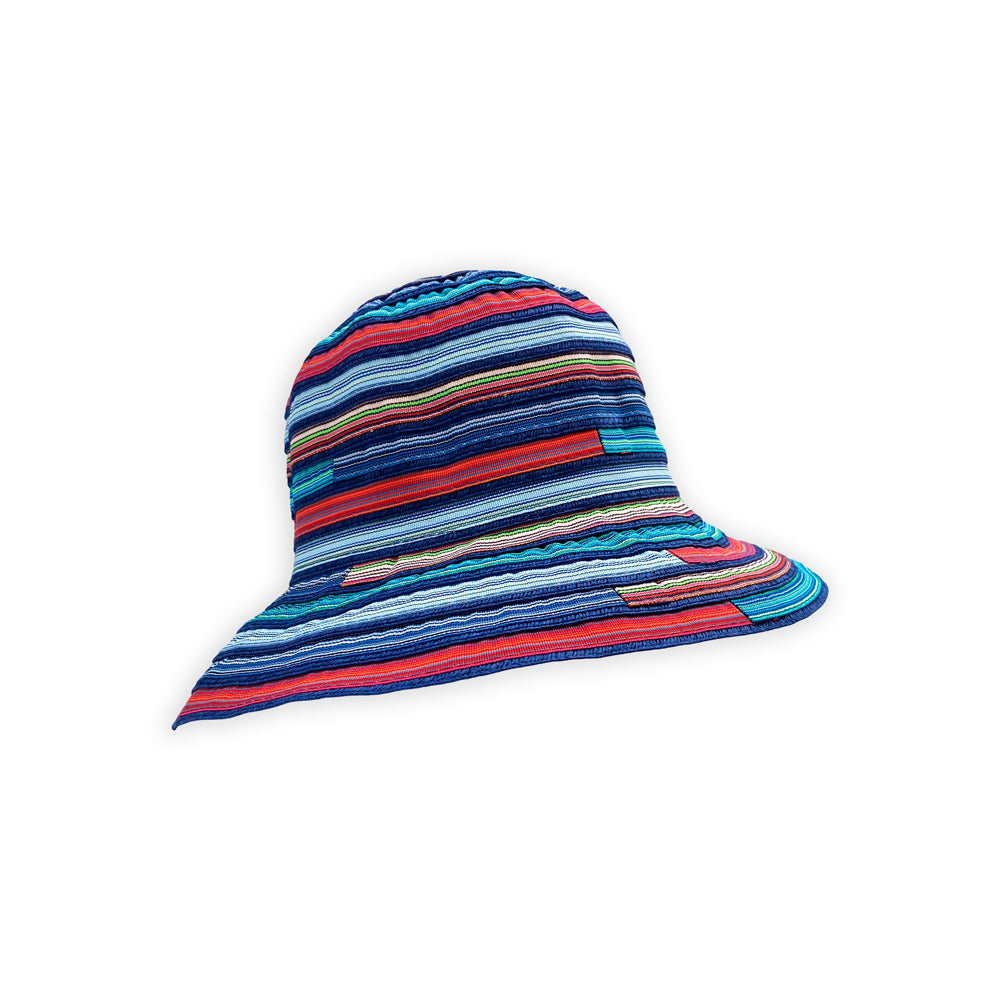 Sombrero tipo pescador de algodón multicolor