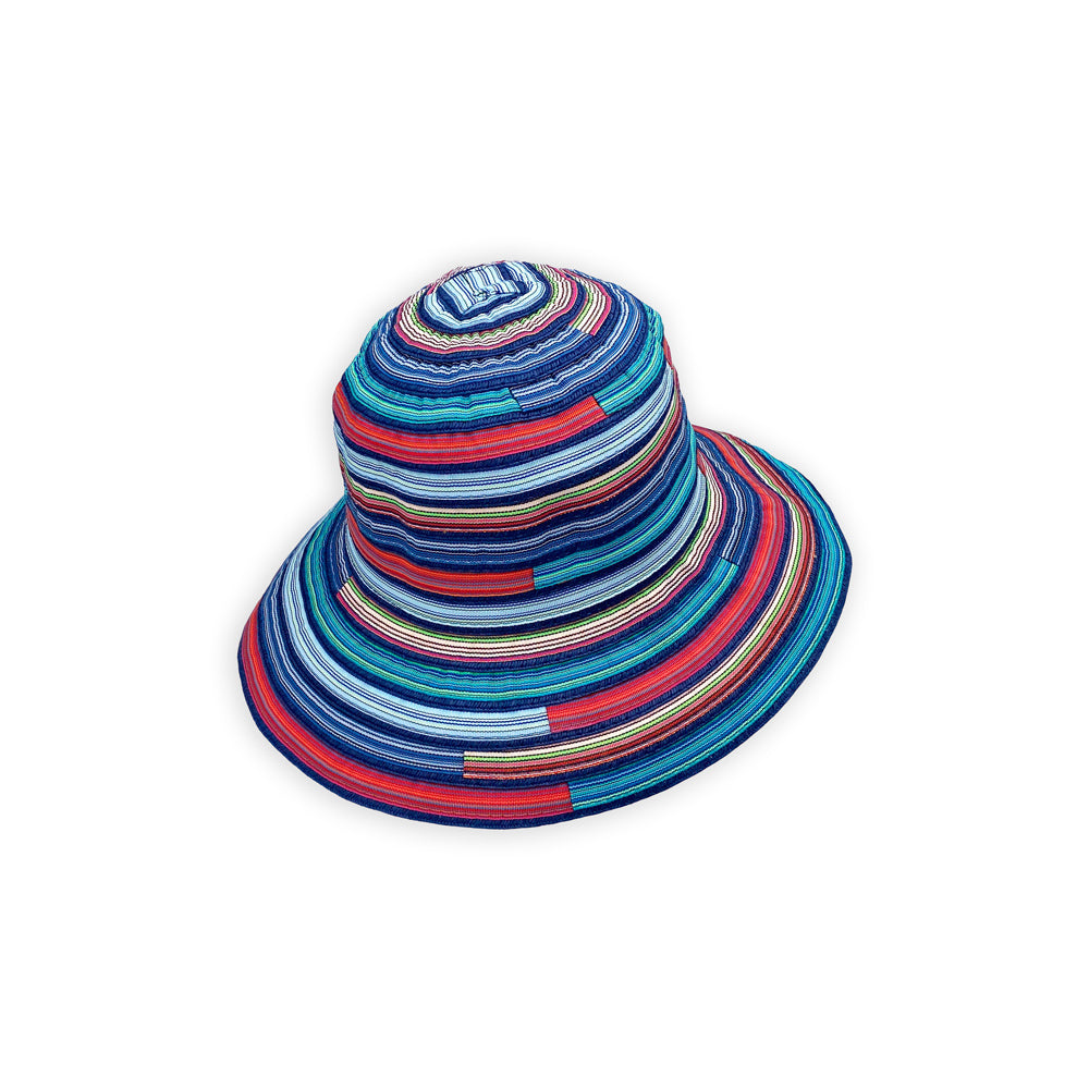 Sombrero tipo pescador de algodón multicolor