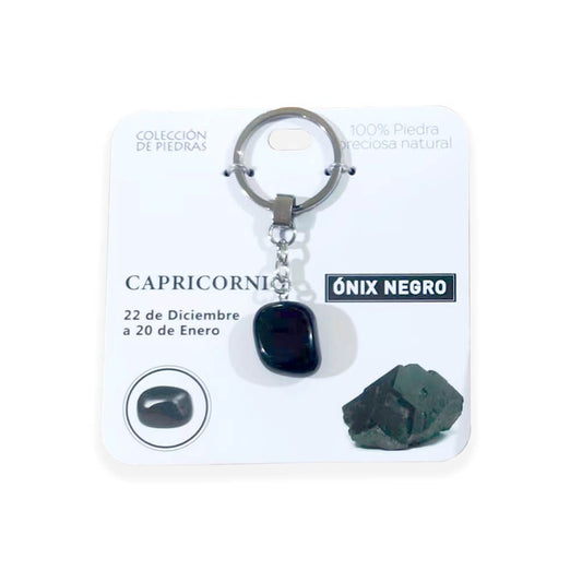 Mind Souls Llaveros de piedras naturales Zodíaco