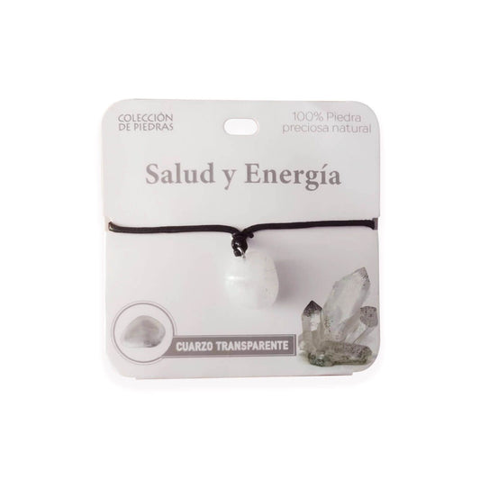 Mind Souls piedra Cuarzo Transparente Salud y Energía