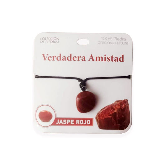 Mind Souls piedra Jaspe Rojo Verdadera Amistad