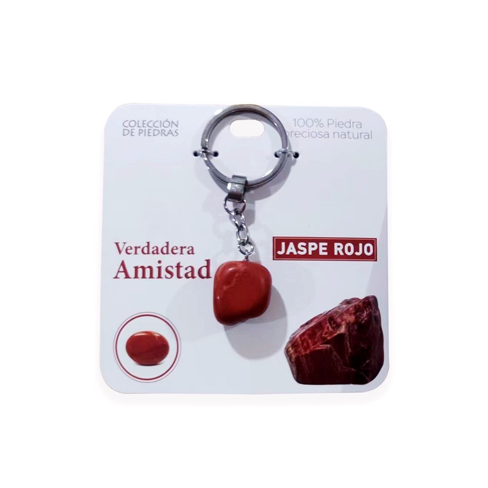 Mind Souls piedra Jaspe Rojo Verdadera Amistad