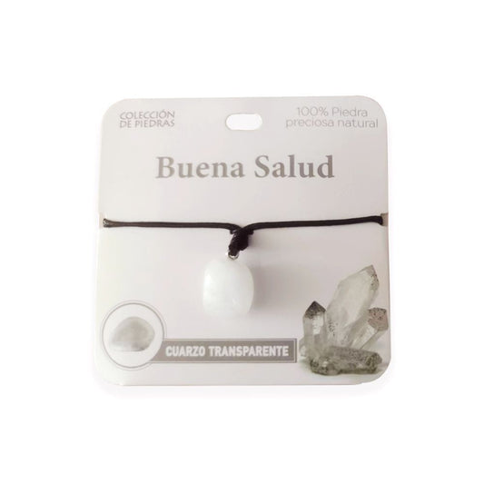 Mind Souls piedra Cuarzo Transparente Buena Salud