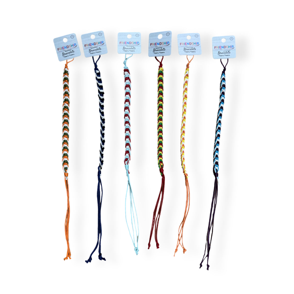 Pulseras Friendship, pack de 6. Modelo nudos 1