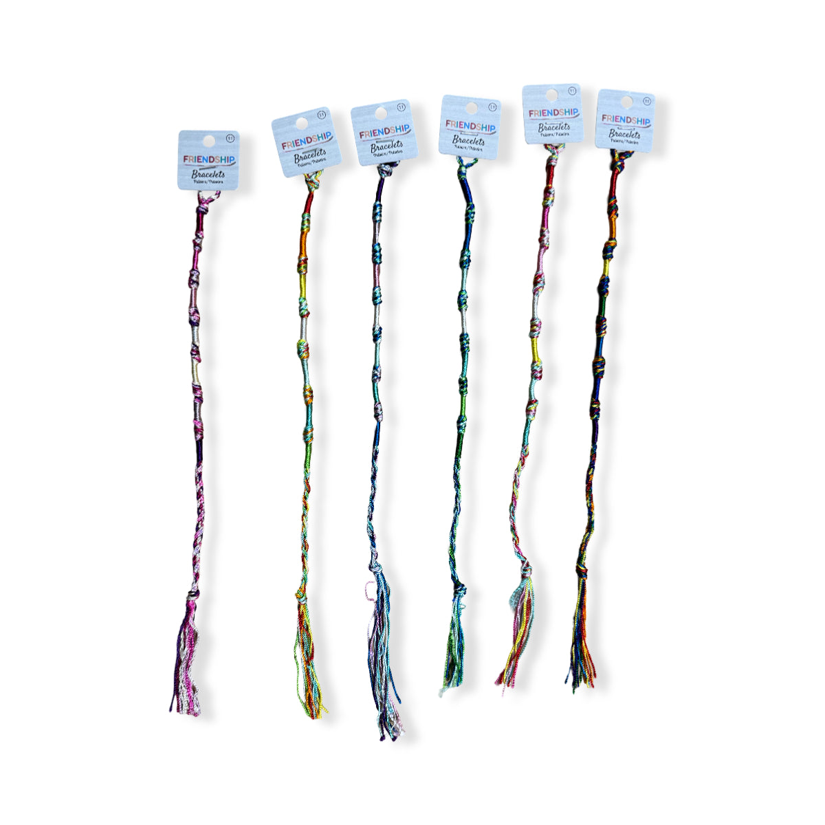 Pulseras Friendship, pack de 6. Modelo nudos 11