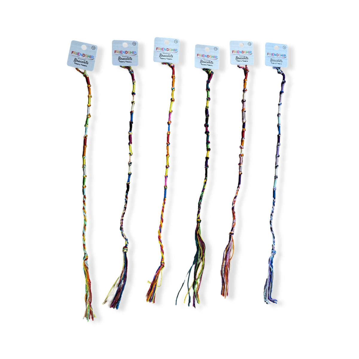 Pulseras Friendship, pack de 6. Modelo nudos 12