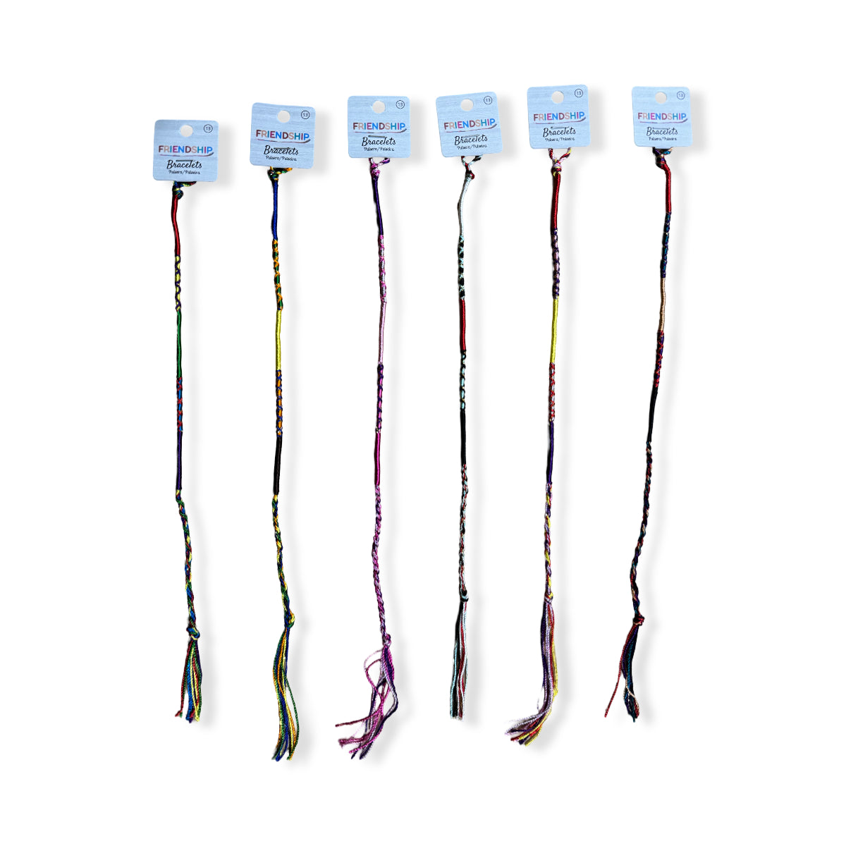Pulseras Friendship, pack de 6. Modelo nudos 13