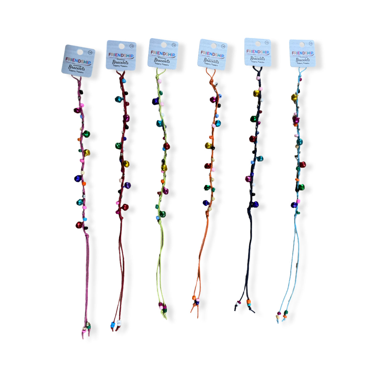 Pulseras Friendship, pack de 6. Modelo nudos y piedras 14