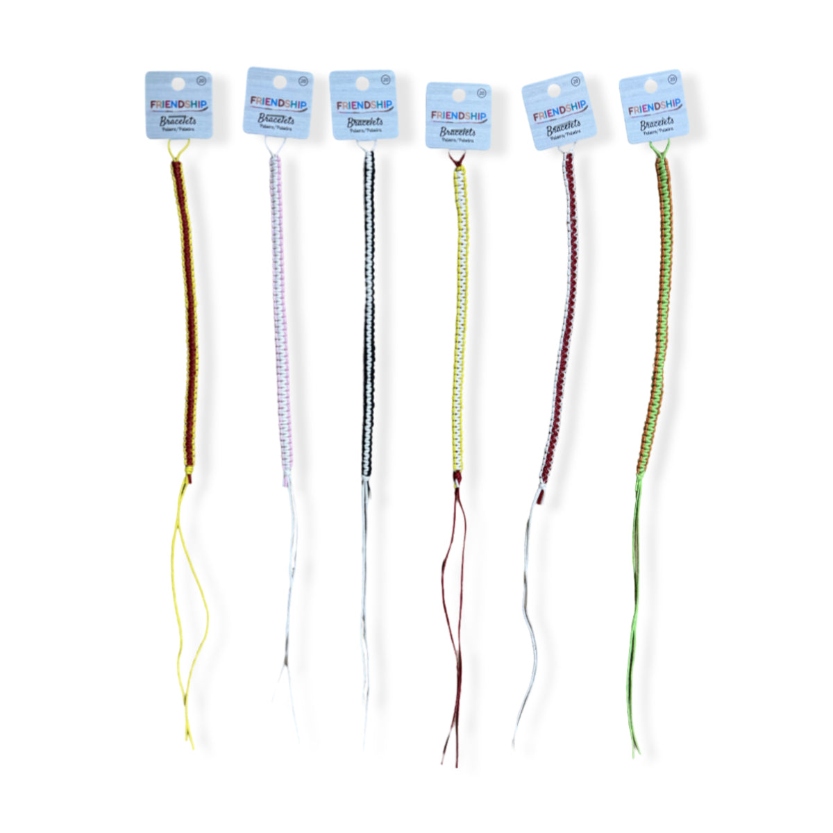 Pulseras Friendship, pack de 6. Modelo nudos 20