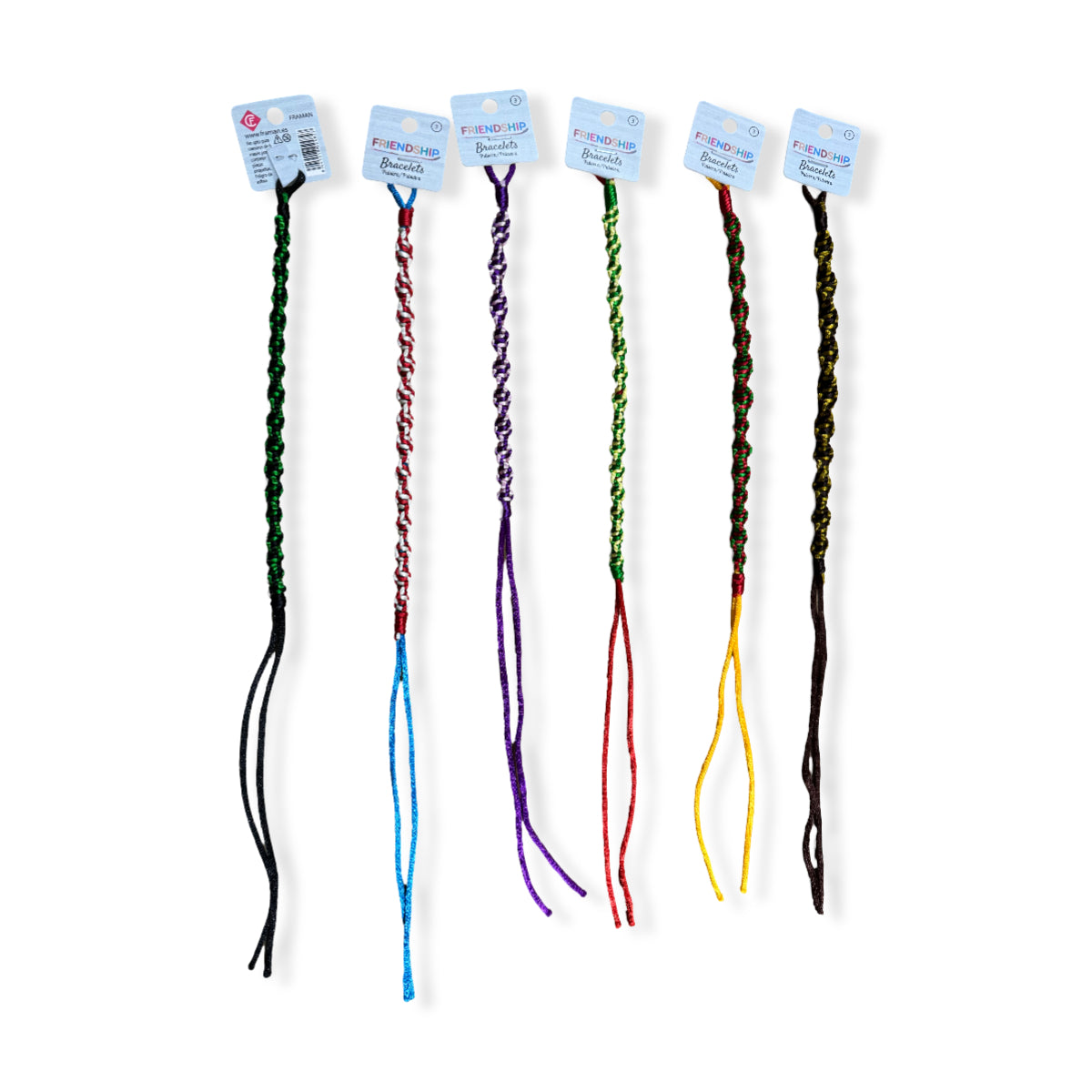 Pulseras Friendship, pack de 6. Modelo nudos 3