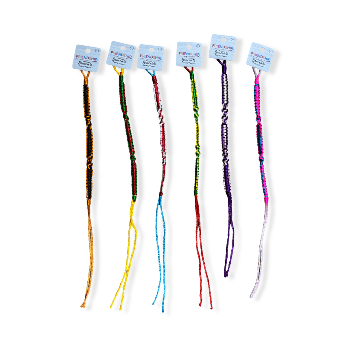 Pulseras Friendship, pack de 6. Modelo nudos 5