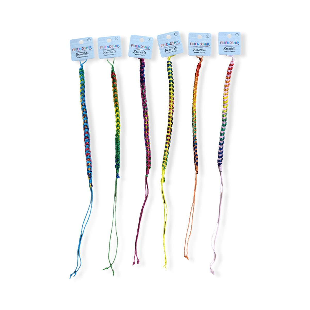 Pulseras Friendship, pack de 6. Modelo nudos 7