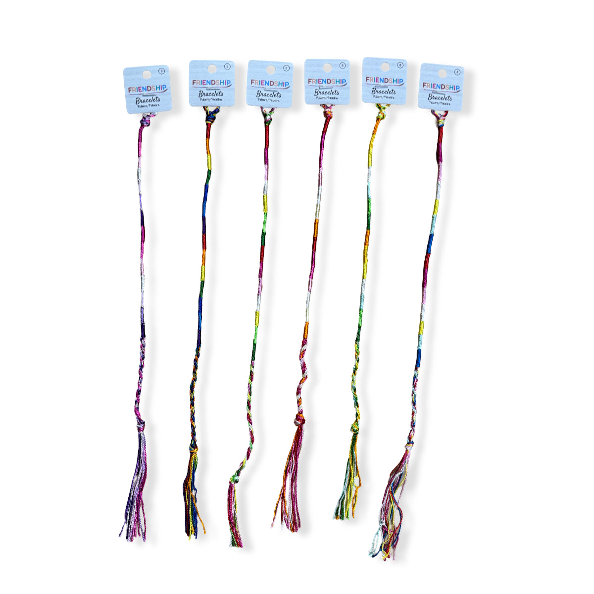 Pulseras Friendship, pack de 6. Modelo nudos 8