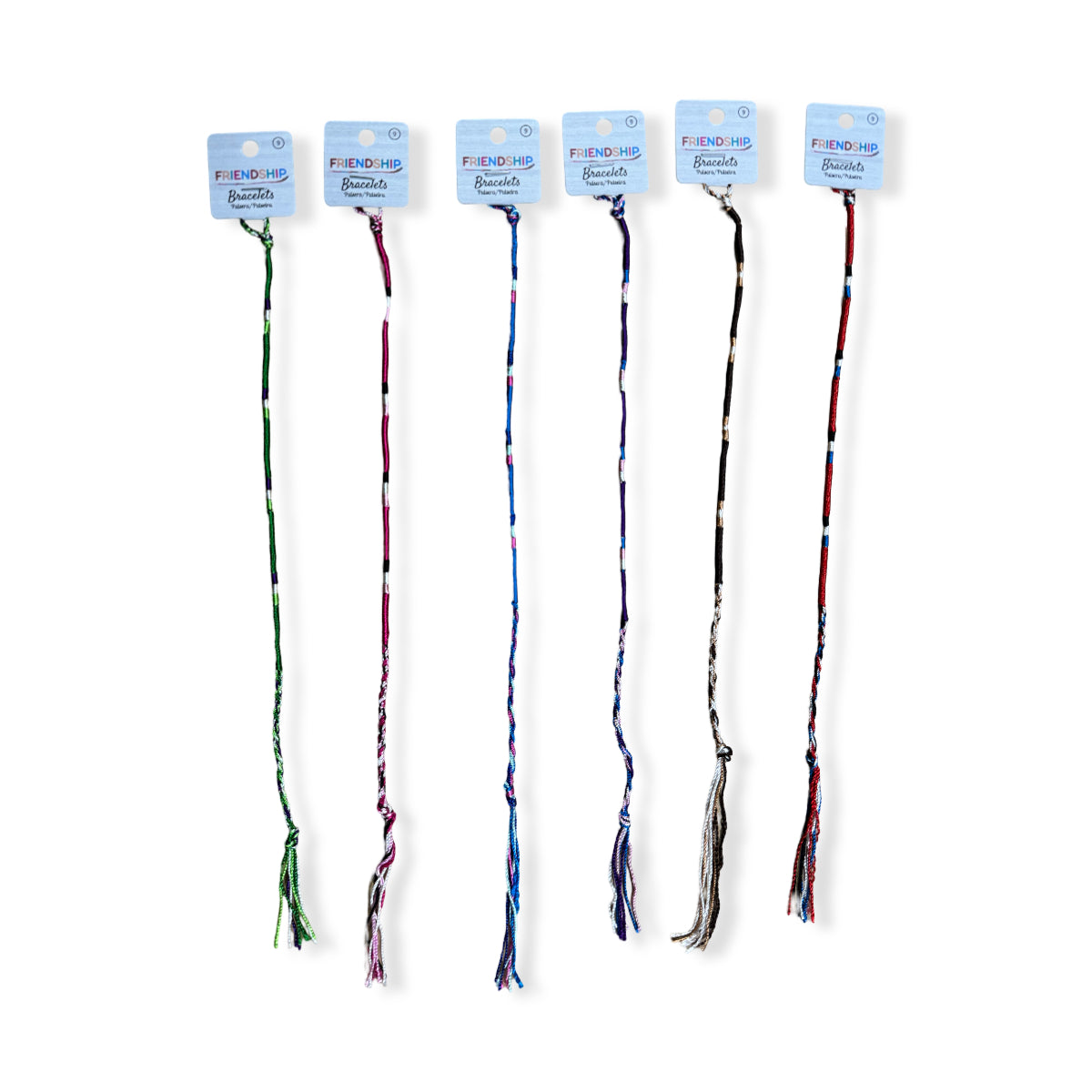 Pulseras Friendship, pack de 6. Modelo nudos 9