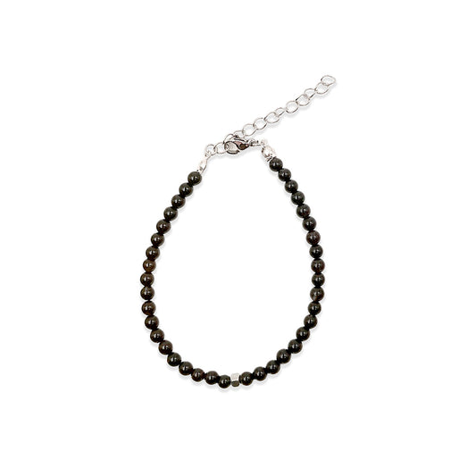 Pulsera de piedra natural Onyx y acero inoxidable