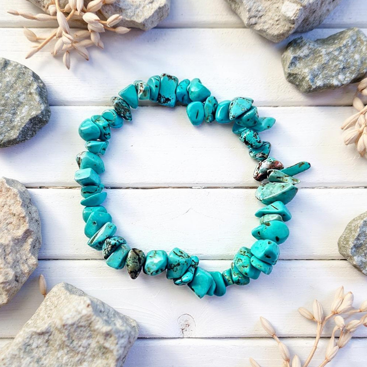 Pulsera Turquenita de piedras naturales