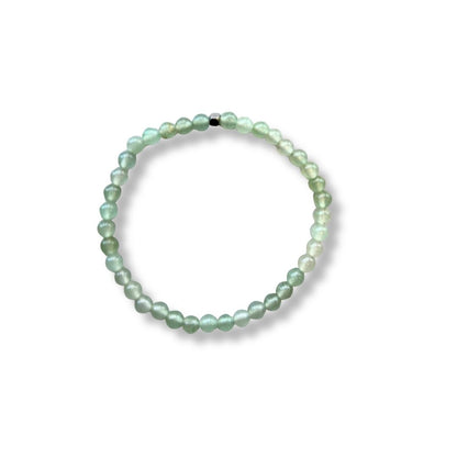 Pulsera de piedra natural Aventurina y acero inoxidable