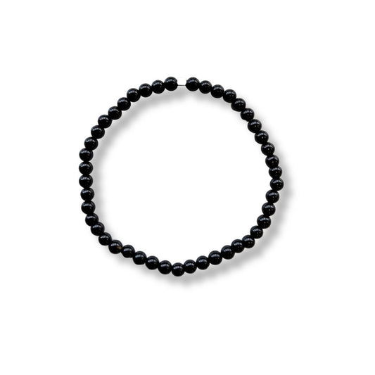 Pulsera de piedra natural Onyx y acero inoxidable