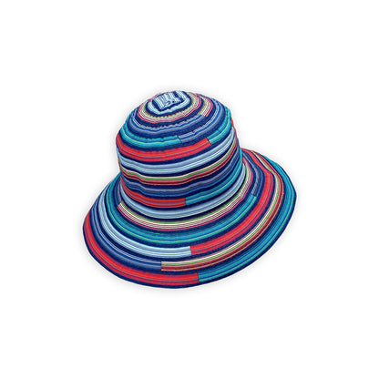 Sombrero tipo pescador de algodón multicolor
