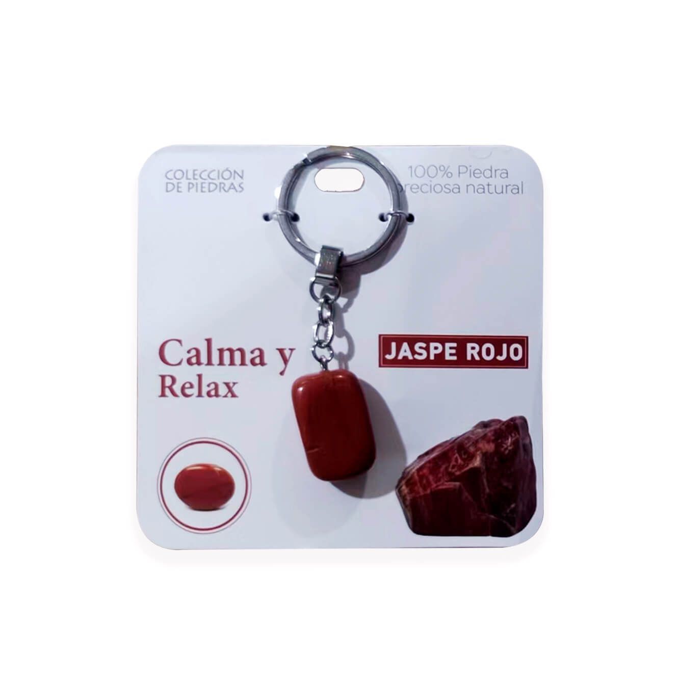 Mind Souls piedra Jaspe Rojo Calma y Relax