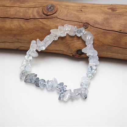 Pulsera Cuarzo transparente de piedras naturales