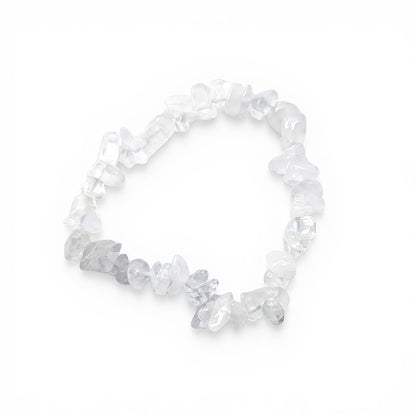 Pulsera Cuarzo transparente de piedras naturales