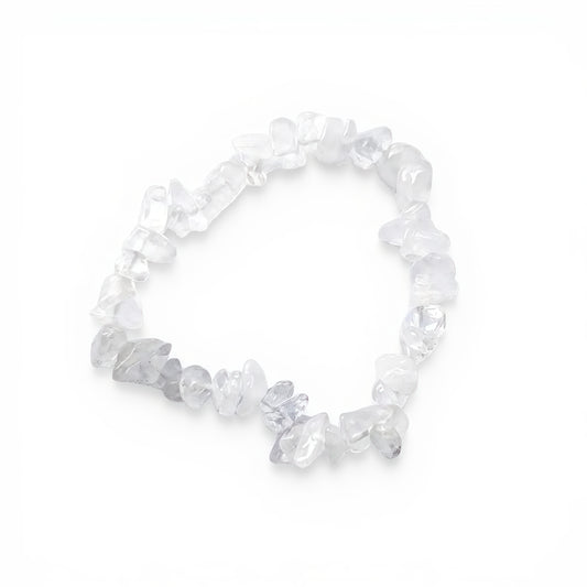 Pulsera Cuarzo transparente de piedras naturales
