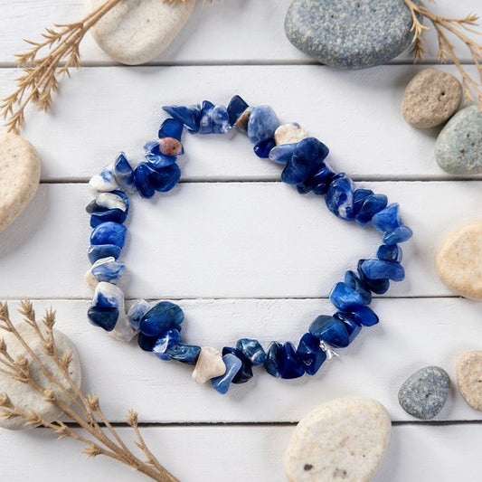 Pulsera Sodalita de piedras naturales